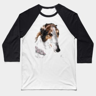 Beautiful Borzoi Russian Wolfhound Baseball T-Shirt